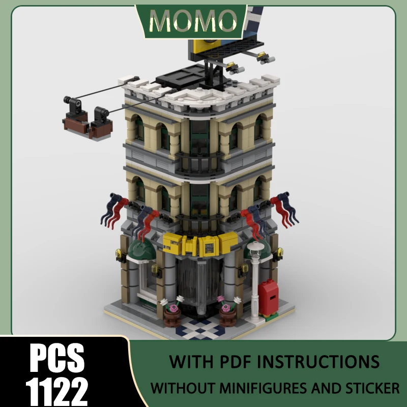 

City Street View Model Moc Building Blocks Modular Grand Emporium Model Technology Brick Assembly Construction Toy Gift
