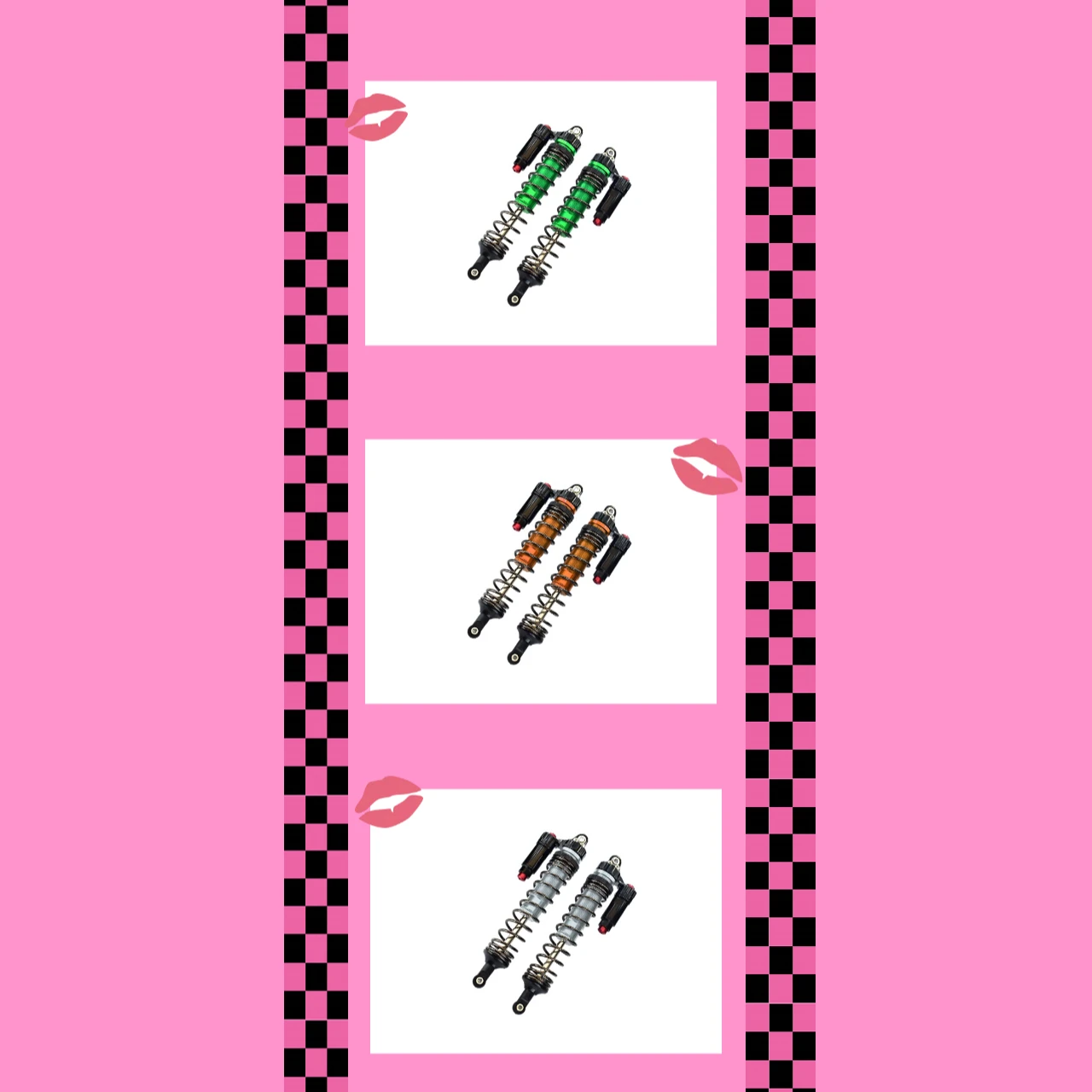 

TRAXXAS Alloy Front Adjustab Spring Spring Dampers For 1/7 Unlimited Desert Racer 8450、8450X、8450R