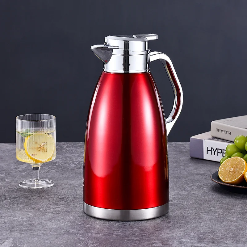 

Xiaomi 2L Coffee Thermos Bottle 316 Stainless Steel Vacuum Flasks Kitchen Large Capacity Insulated Hot Water Thermo Home Tea Jug