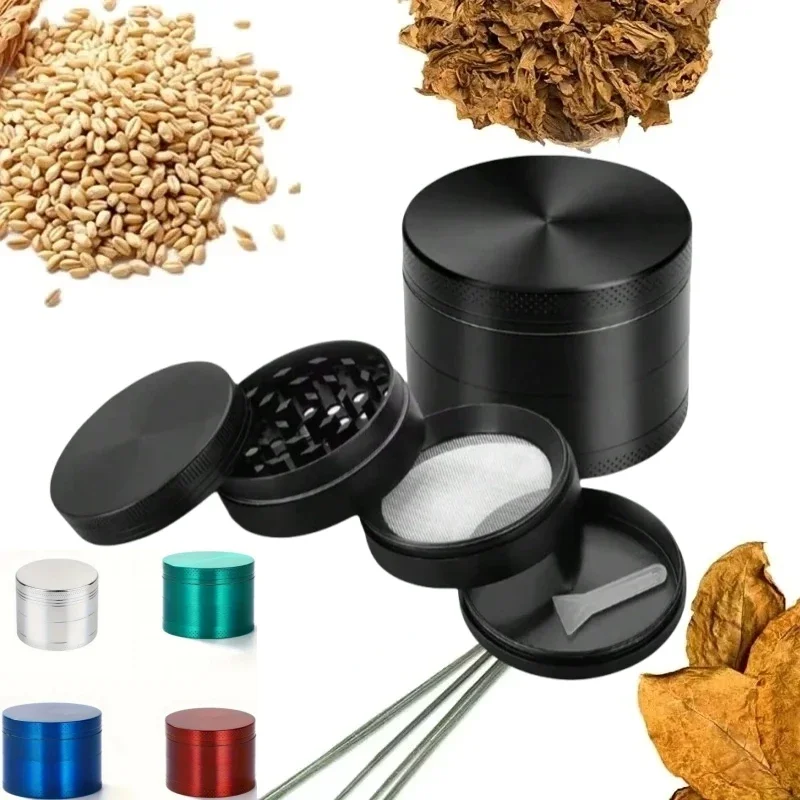 40mm 4 Layers Mini Cute Hemp Pepper Pot Spice Mill Zinc Alloy Metal Dry Herb Smoke Cigarette Accessories Herbal Tobacco Grinder