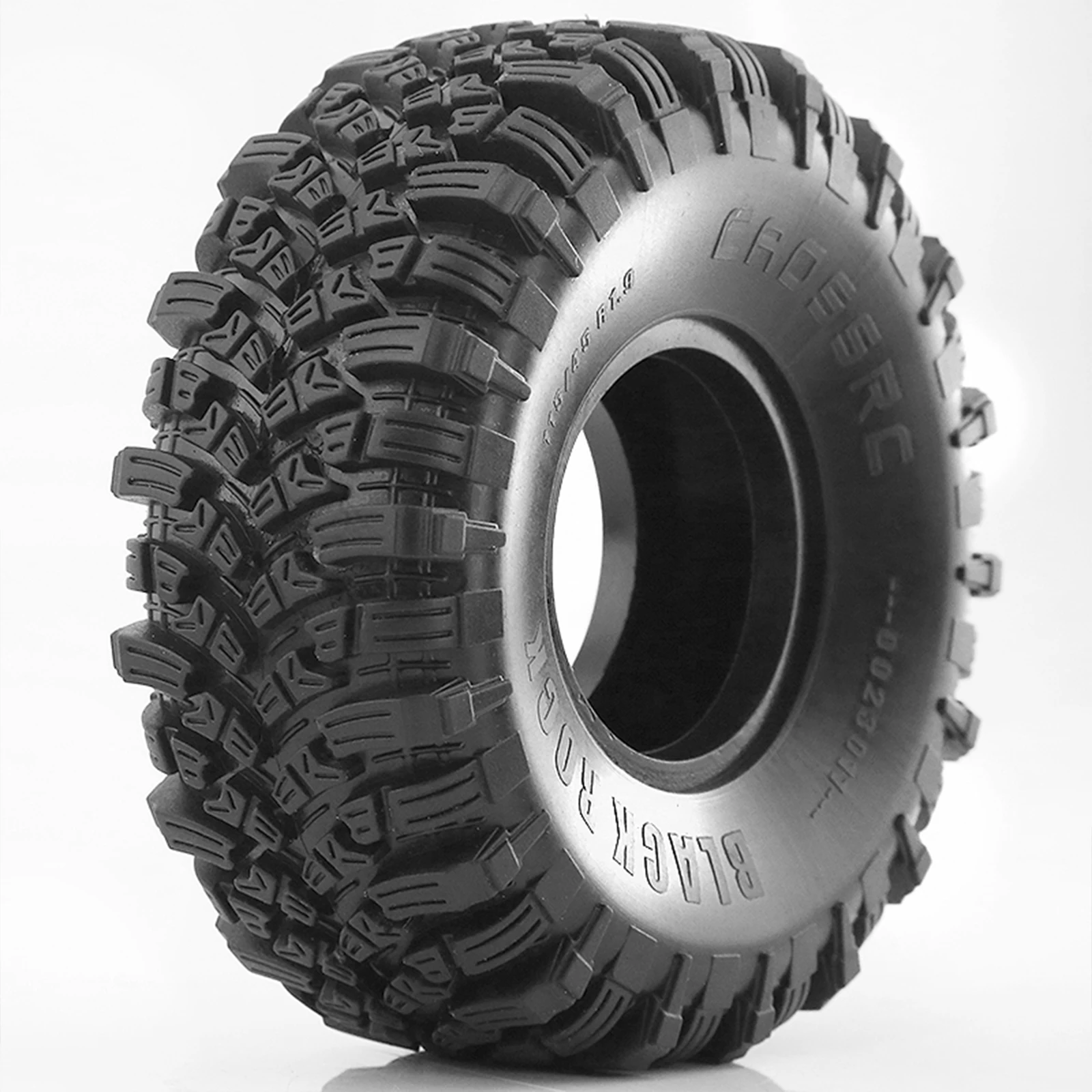 RS 4pcs 1.9 Inch Rubber Tyre 115 * 45mm for 1/10 Rc Crawler Car Trax Trx4 Axial Scx10 Wraith Scx10 Yikong Rgt Wrangler 1.9 Wheel