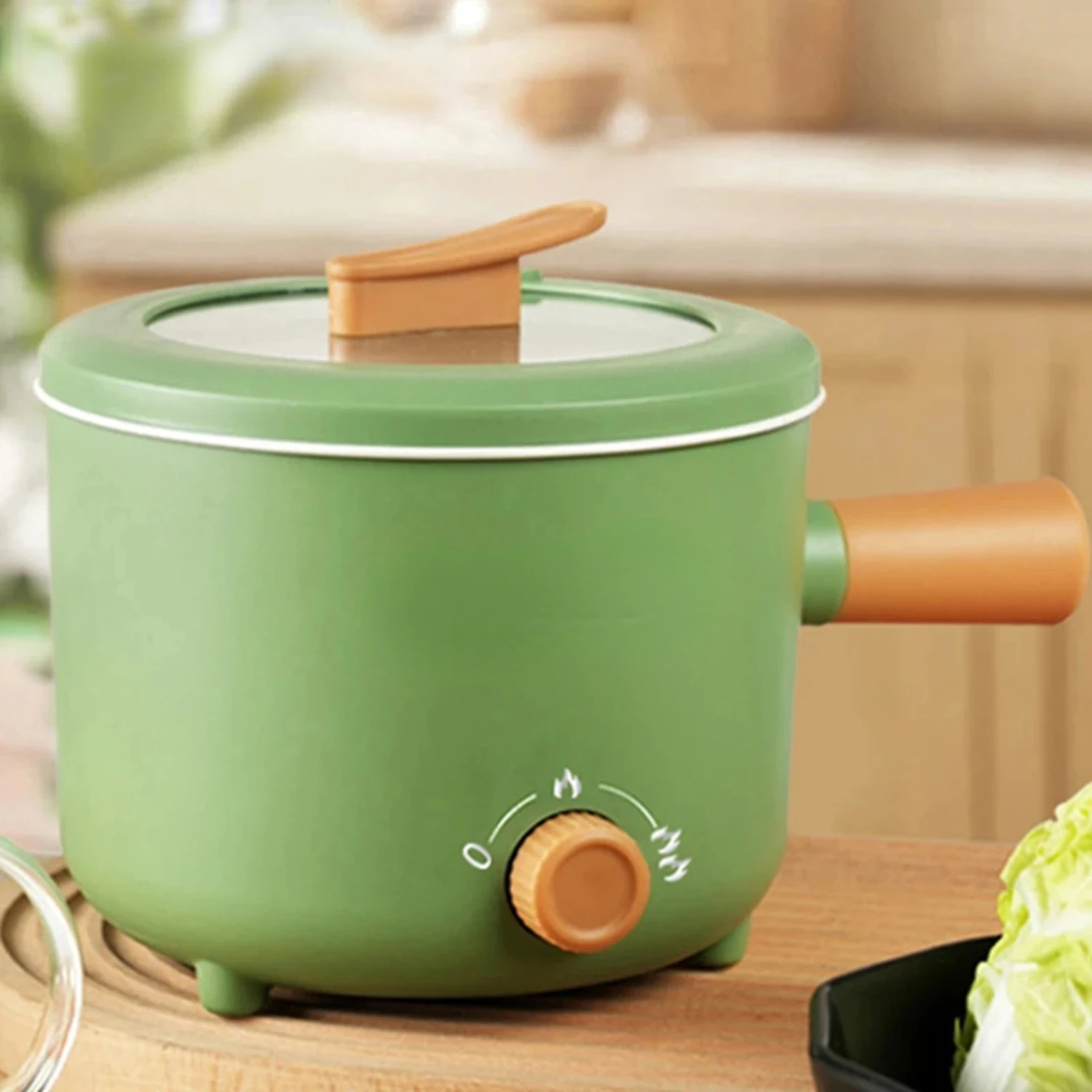 Convenient and versatile compact mini rice cooker with non-stick cooking pots - ideal kitchen appliance for 1-2 people. Portable