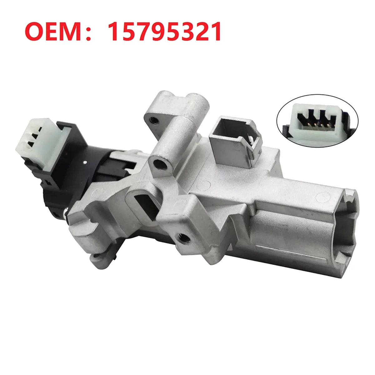 

New 15795321 Ignition Switch Cylinder Key Housing for GMC Canyon Hummer H3 3.5L 2006-2008