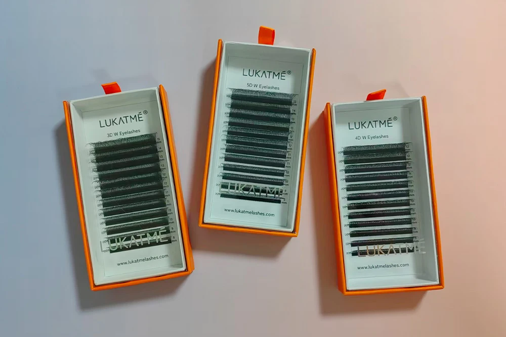 LUKATME Klassische Wimpernverlängerungen Premium Weiche Nerz-Wimpern Einzelne Natürliche Falsche Wimpern Augenvergrößerung Make-up-Tools – Detail 8