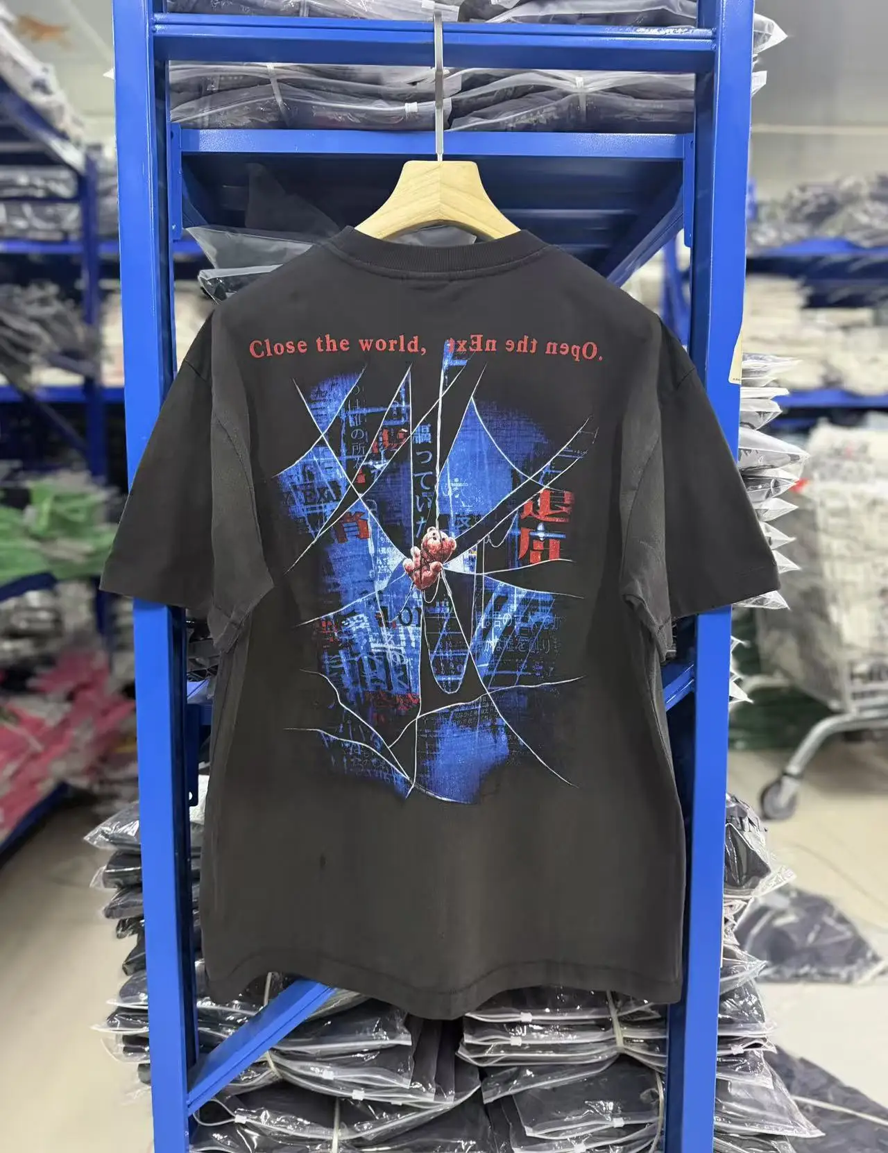 White SAINT Serial Experiments Lain T Shirt Men Women High Quality 26ss Tee Tops T-Shirt