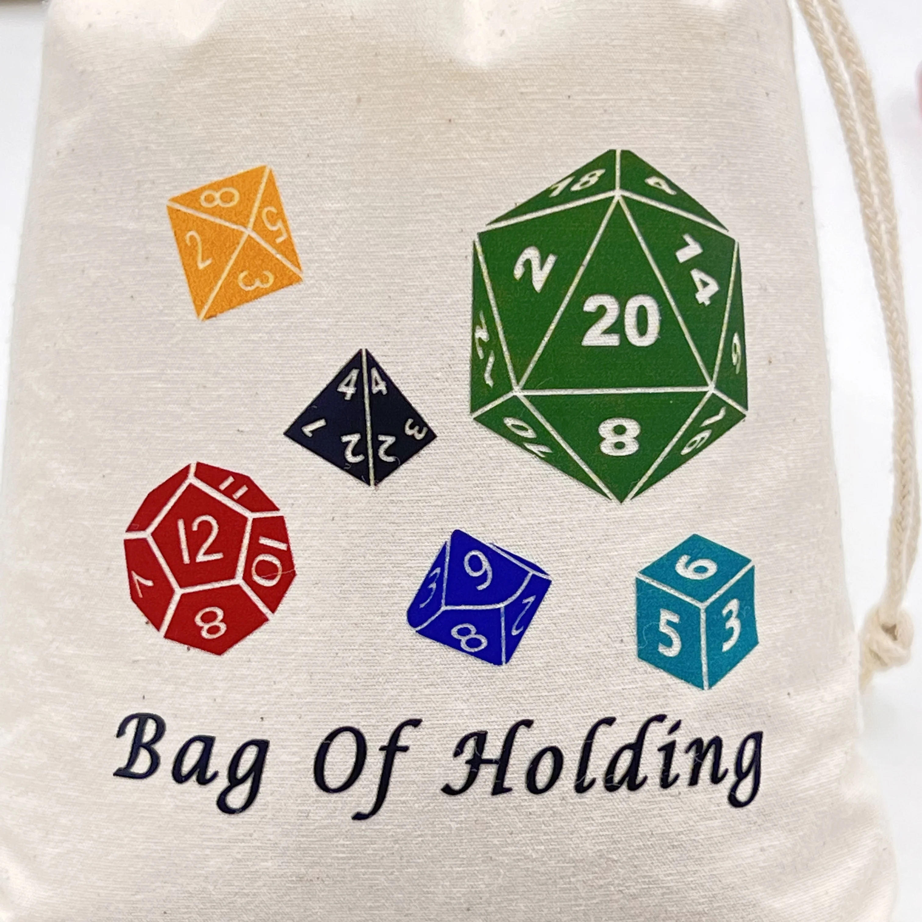 5PCS/LOT Dice Bag Dice Holder Role Game High Quality  Pure cotton Drawstring Bag For TRPG Table Games Entertainment Board Games