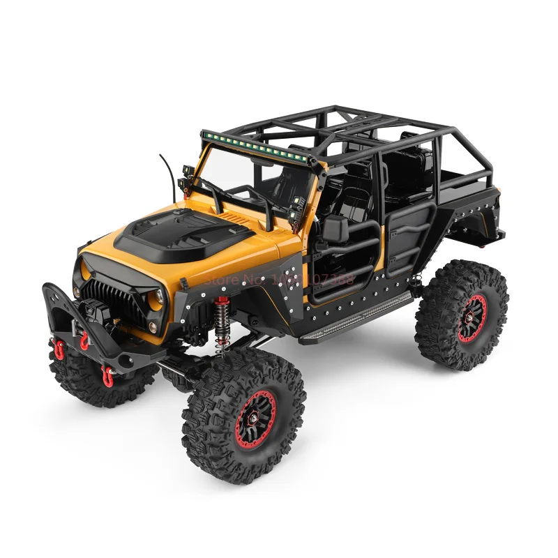 WL Tech 104026 1/10 Large RC Professional Remote Control Car Off-Road Vehicle 4WD Climbing Car Speed Mechanical Gear Shifting