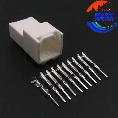 Auto 10pin plug 7282-5831 male of 6098-3015 6520-1675 wiring cable unsealed harness connecor with terminals
