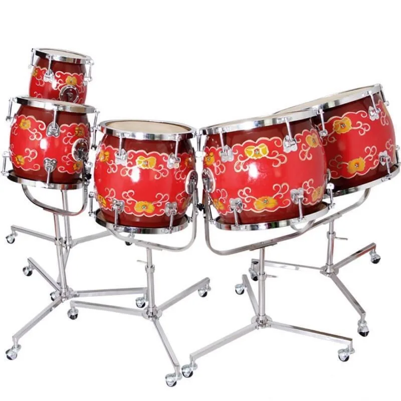 

Five-tone drum row, professional Jiangsu drum row, professional national musical instruments