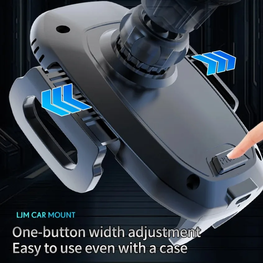 360 °   Вращающийся автомобильный держатель для телефона с вентиляционным отверстием, подставка, беспроводное зарядное устройство 15 Вт для iPhone, Samsung, Xiaomi, крепление для быстрой зарядки, крепление для мобильного телефона
