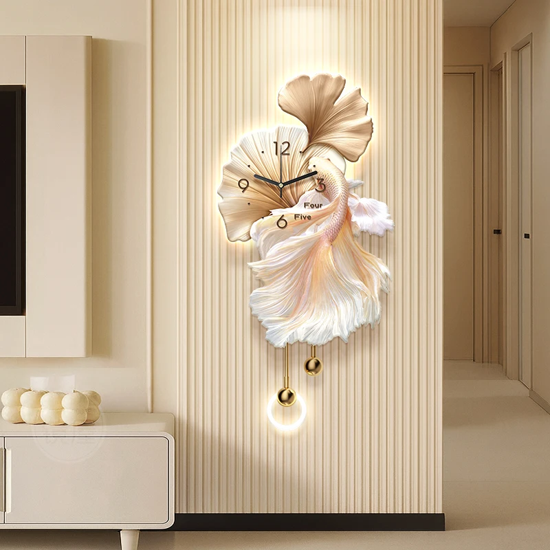 Z Led Design Wall Clocks Living Room Luxury Modern Aesthetic Wall Clocks Fashion Digital Orologio Da Parete Ornaments Home Decor