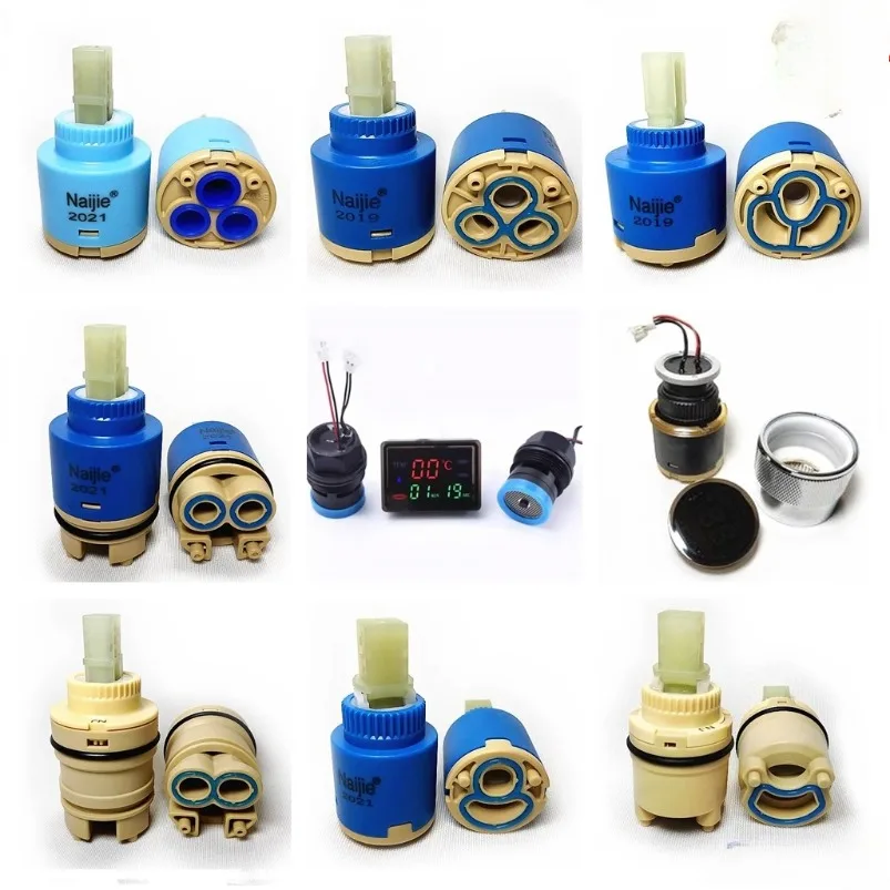 1pcs 28mm/35mm/40mm Water Mixer Tap Faucet Cartridge Ceramic Spool Valve Core Kitchen Bathroom Basin Faucet Repair Parts