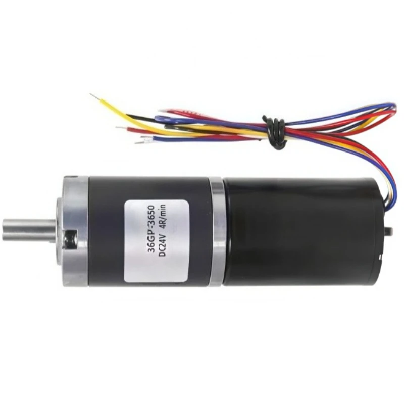 Miniature Planetary Direct Current Brushless Motor 36GP-3650, Featuring Low Noise, High Torque and Adjustable Speed.