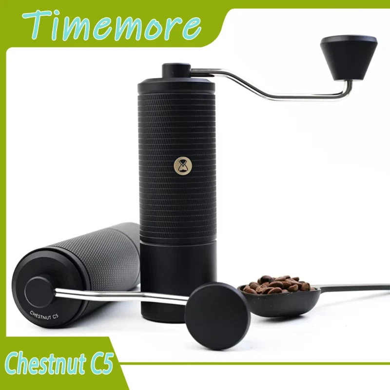 

IN Stock Timemore Chestnut C5/C5 ESP Coffee Grinder with Non-slip Silica Gel Foldable Crank Inside Portable Detachable Grinder