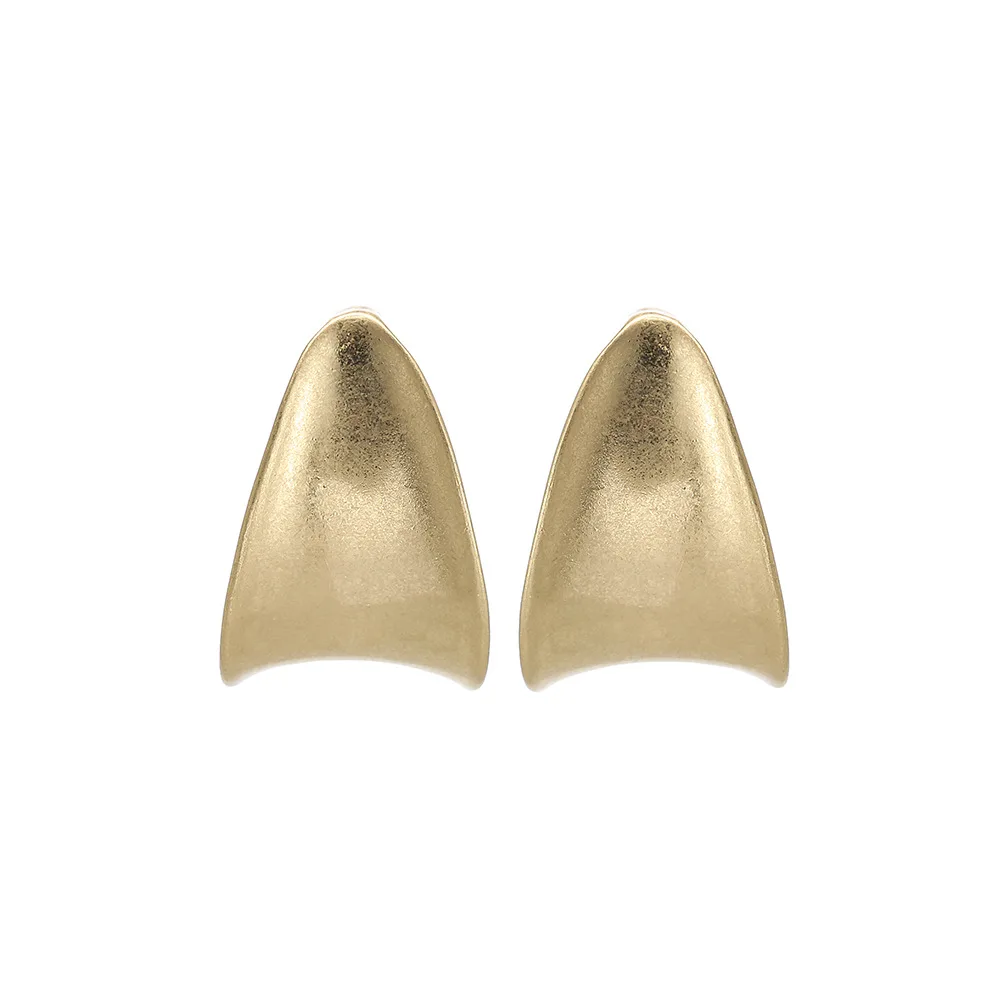 Arc Shape Earrings 2022 Trend For Women Girls Gold/silver Color Metal Earrings Jewelry Gifts