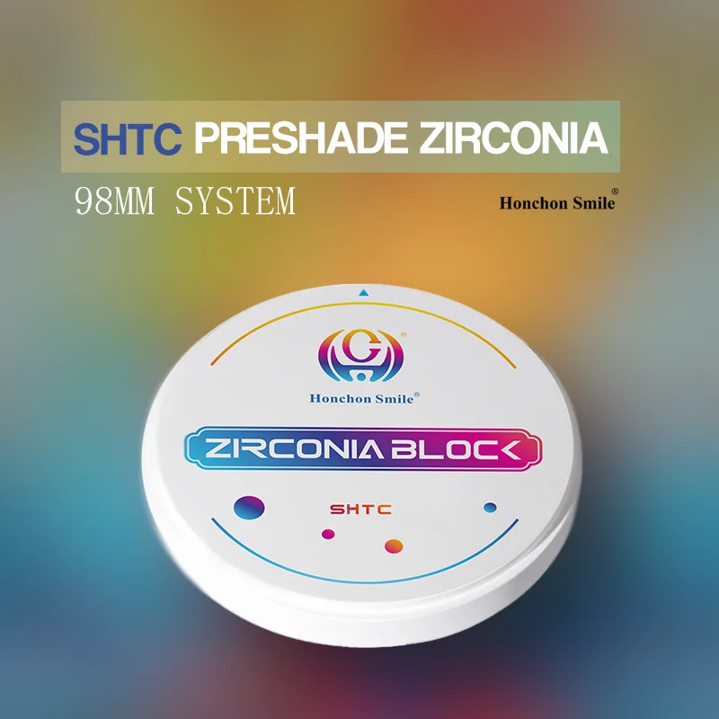 Preshaded Zirconia Blocks Dental Lab, SHT Color Machinery Ceramic Online Technical Support Teeth Filling Cement Zircon Ceramic