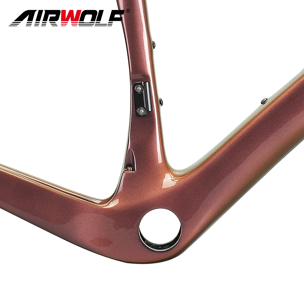 2023 New Arrival 700*40C Full Carbon Bike Gravel Frame A5 Carbon Bicycle Cyclocross Frame Road Bike Gravel Frame Handlebar Stem