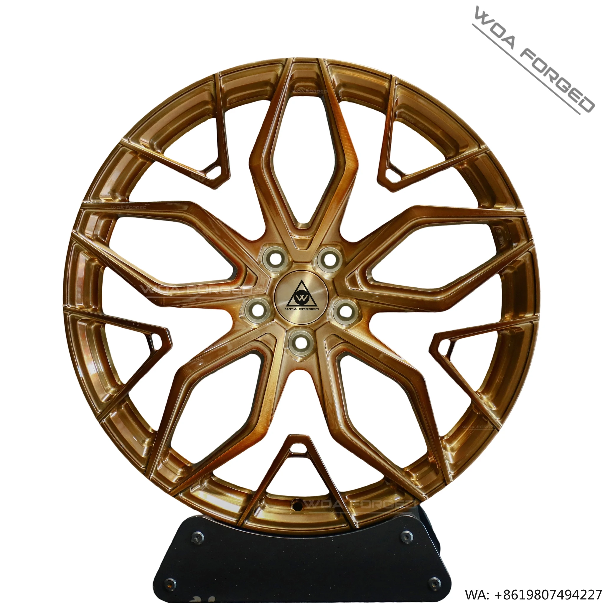 

High-quality Custom 1-piece Alloy Wheels 19 20 21inch Polished Matte Bronze Featuring 5-spoke Star Design for M3 G80 G20 G21