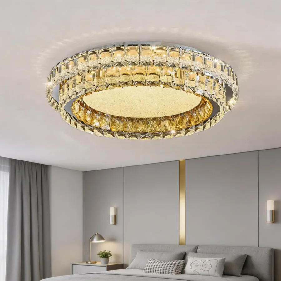 New Collection of High-End, Affordable Crystal Ceiling Lights for Living Rooms, Dining Rooms, and Bedrooms