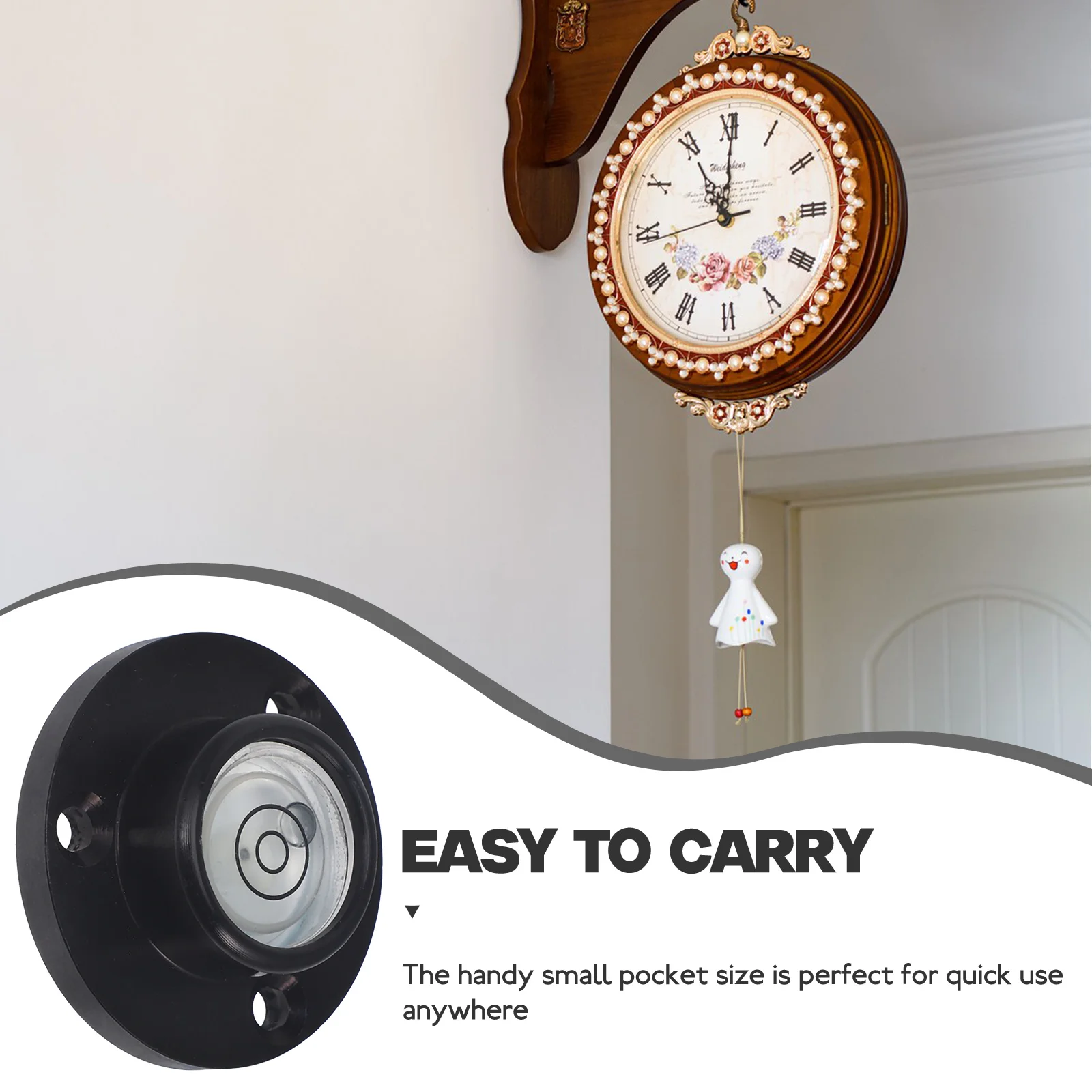 

Small Bubble Tool Precision Circular Portable Camper Mini Pocket Level For Diy Picture Hanging Wall Clocks Leveling Spirit Level