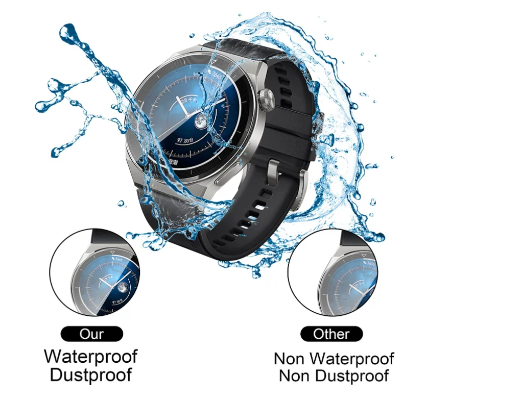 4Pcs Scratch Resistant Hydrogel Film For Huawei Watch GT3 Pro 43mm 46mm Watch Screen Protector For Smartwatch Accessories