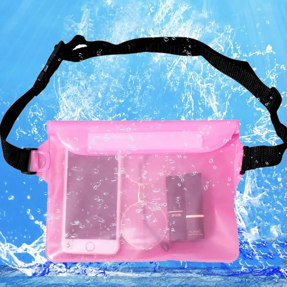 

MOBILE Phone Waterproof Bag, Swimming Waterproof Waist Pack, PVC Drifting, Outdoor Leisure Sealing, Transparent Touch Screen