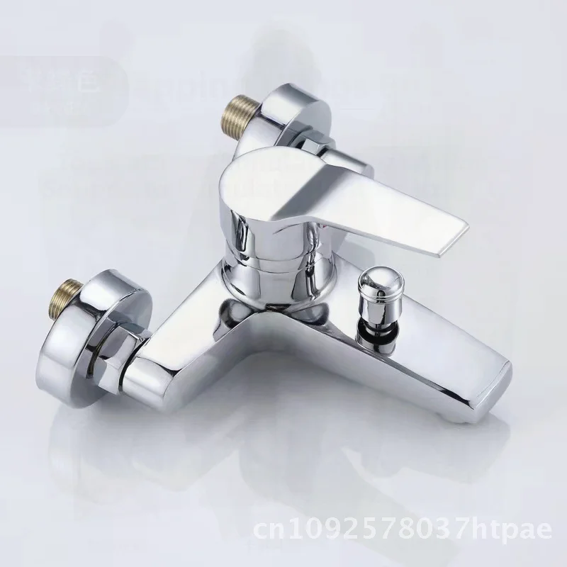 

Triple Faucet Copper Body Mixing Valve for Shower Bathtub Thickened Antifreeze Hot Cold Water Mixing Modern Minimalist Design