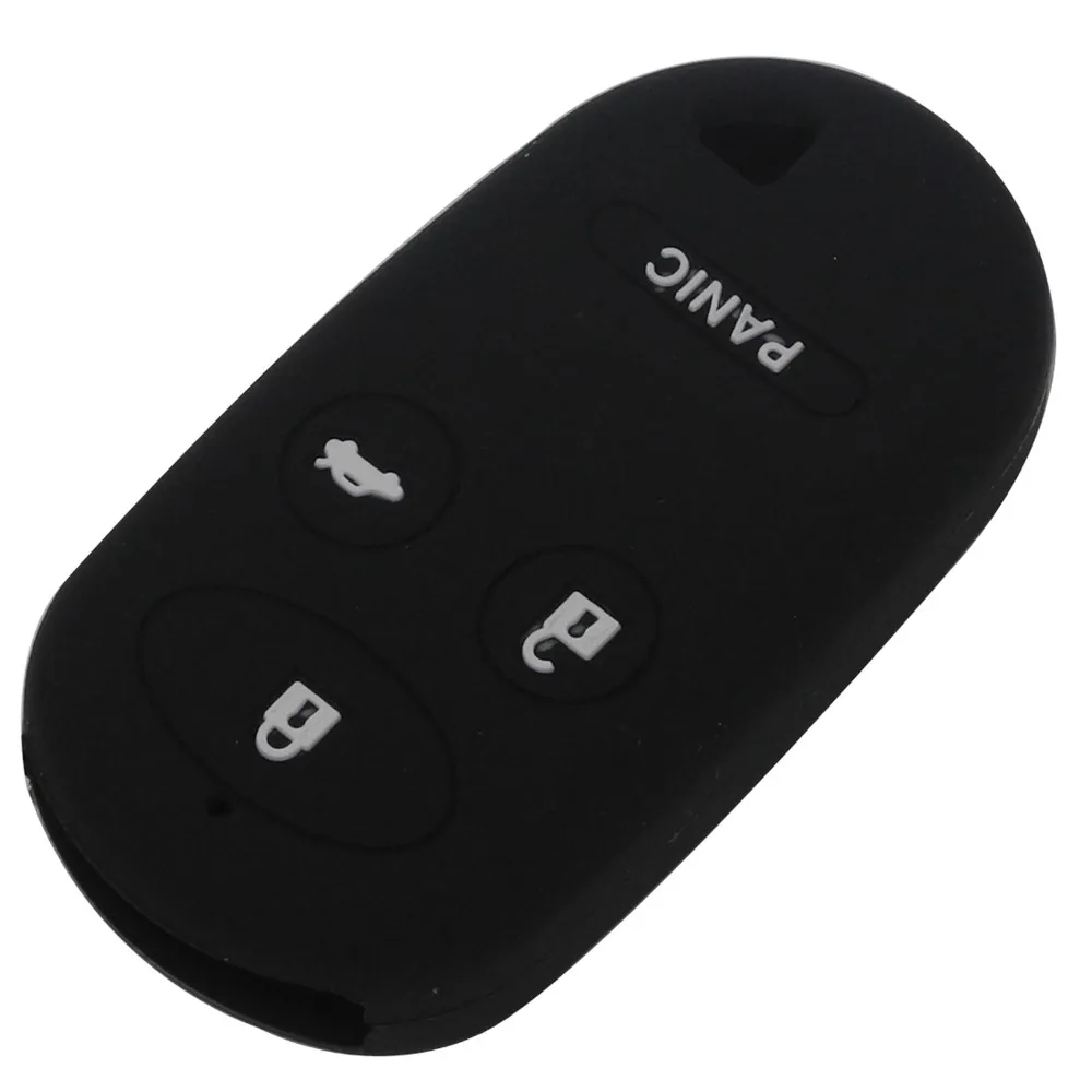 jingyuqin 4 Button Silicone Cover Car Key Case For Honda Accord CRV S2000 Insight Prelude Remote Fob Protector Housing