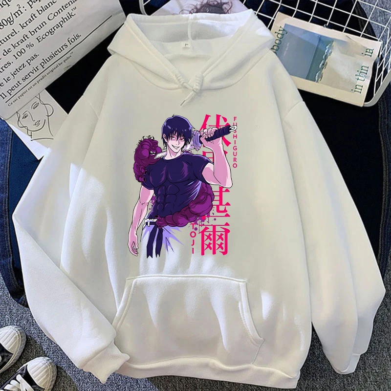 

New Women/Mens Hoodies Anime Fushiguro Toji Print Hoodies Sweatshirt Winter Casual Streetwear Clothes Plus Size Tops