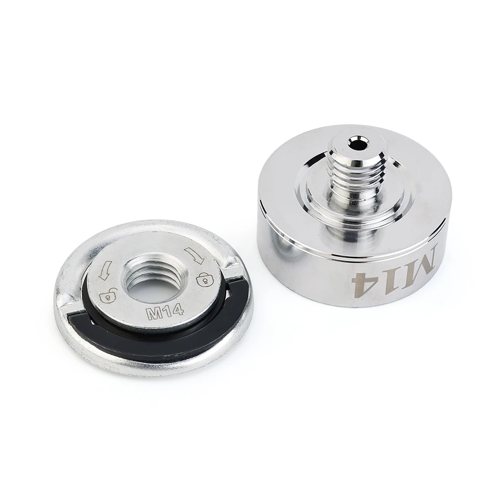 Casaverde 45mm M14 Release Lock Nut,Quick Locking Flange Nut Compatible with Angle Grinder Saw Blades, Polish Discs, etc