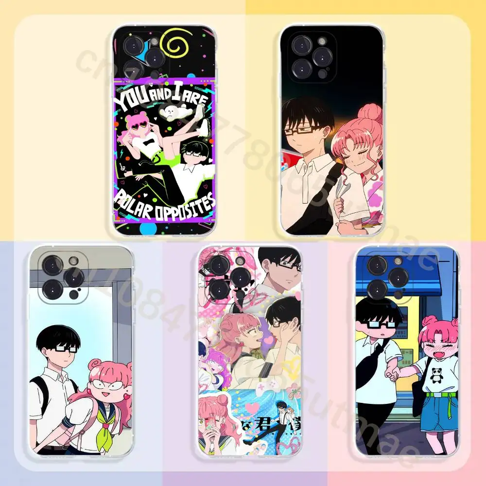 

Anime You and I Are Polar Opposites Phone Case For iPhone17,16,15,14,13,12,11,Pro,Xs,Max,Mini,Plus Antislip Shockproof Hard