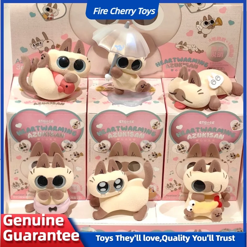 

Original Heartwarming Azukisan V3 Daily Life Series Blind Box Siamese Cat Cute Figure Model Mystery Box Caixa Sorpresa Kid Gift