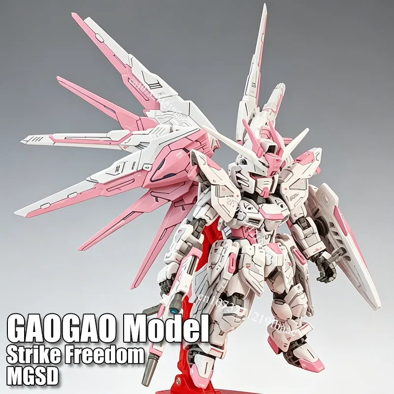 

In Stock GAOGAO Model Strike Freedom MGSD Sakura Version Assembly Model Kit Toys Action Figures Robot Model Mecha Gifts
