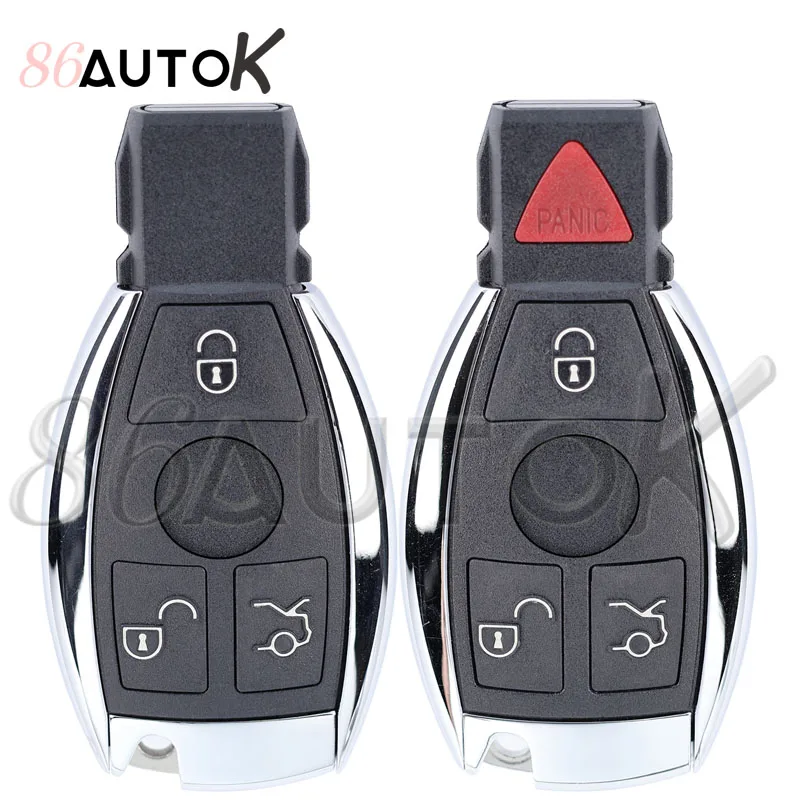 Key Shell for Mercedes Benz A B C E G W Class W203 W204 W205 W210 W211 W212 W221 Auto Replacement Key Car Key Fob Case Cover