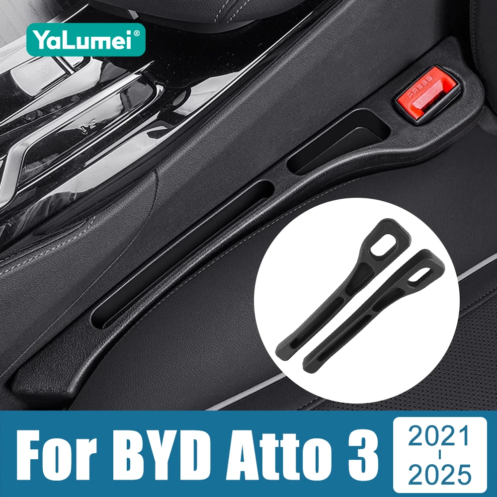 

For BYD Atto 3 Yuan Plus 2021 2022 2023 2024 2025 EV Universal Car Seat Gap Anti-leak Stopper Strip Slot Seat Gap Case Organizer