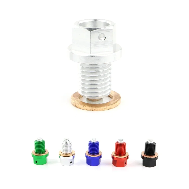 M12x1.5 Magnetic Oil Drain Sump Plug Bolt ADV150 Africa Twin CB1000R CBR1000RR  For Honda  Kawasaki Yamaha