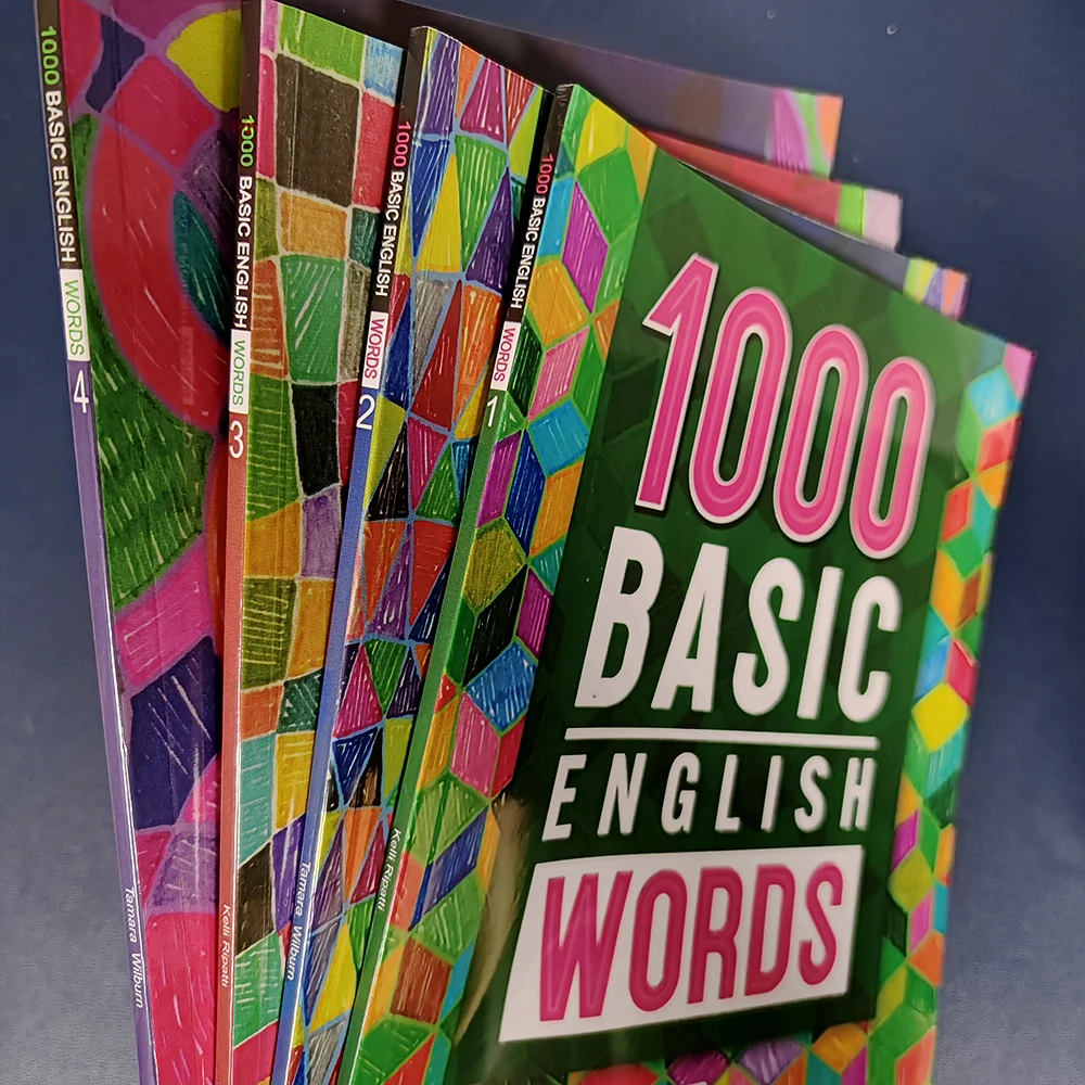1000 Basic English Words Primary School Common English Vocabulary Dictionary Book For Kids 5-12 Years Old