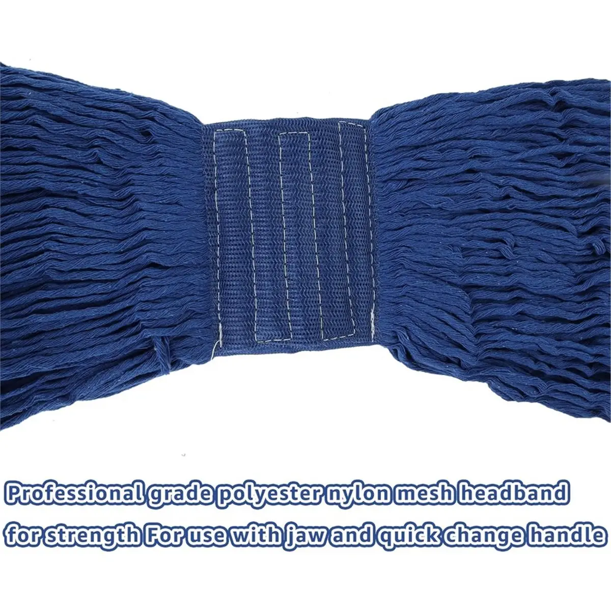 2026 New 4 Pack Commercial String Mop Head, Replacement Heavy Duty Mop Head Refills, Loop-End Mop Head for Home, Industrial