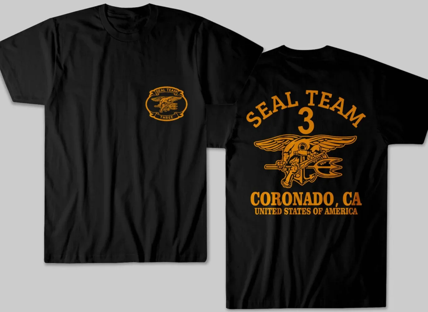Naval Seals DEVGRU Coronado CA Seal Team 3 Special Forces T-Shirt 100% Cotton O-Neck Short Sleeve Casual Mens T-shirt Size S-3XL
