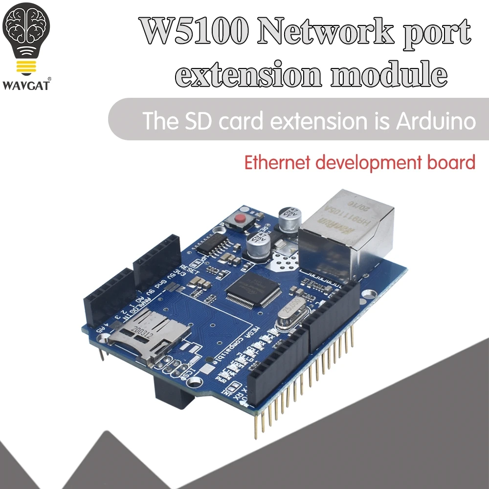 W5100 Ethernet Shield R3 UNO Mega 2560 328 UNR R3 W5100 макетная плата для Arduino WAVGAT