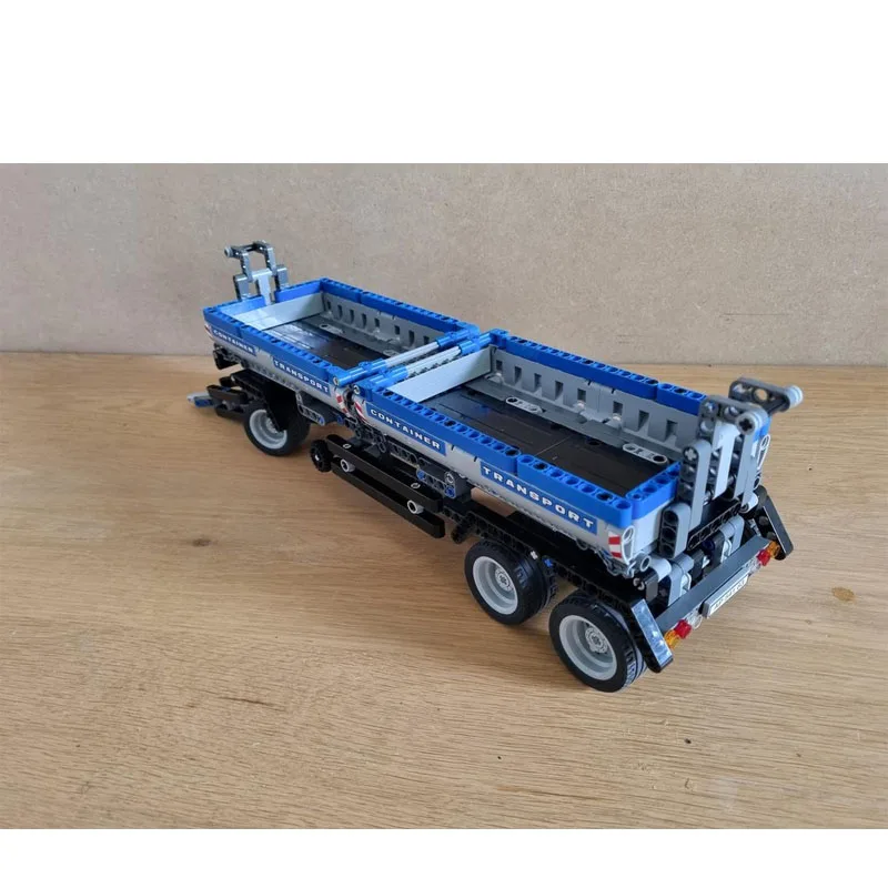 

MOC-191056 Cargo Transport Container Trailer Truck Building Blocks Model • 627 PartsMOC Creative Boys Kids Birthday Toy Gifts