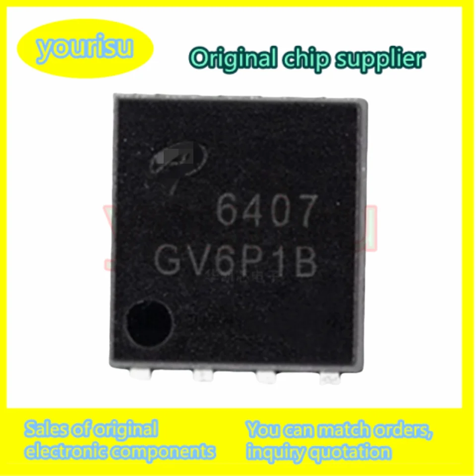 5Pcs/Lot AON6407 DFN5X6 AON 6407 MOSFET P-CH 30V 32A 8DFN AO6407 AO N6407