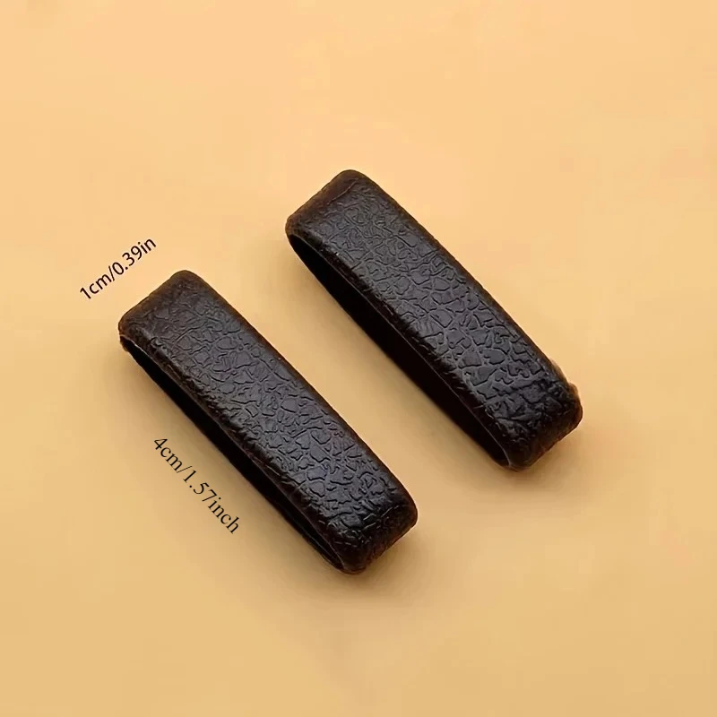 10Pcs Sturdy Belt Loop Buckles, practical ring connectors for men's daily belt replacement and repair.