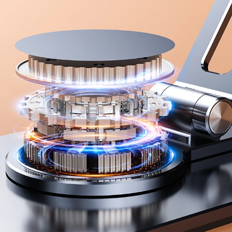 360°Rotatable Phone Holder For Desk, Adjustable Angle Height Phone Stand,Foldable Phone Holder For All Phone Device image 2