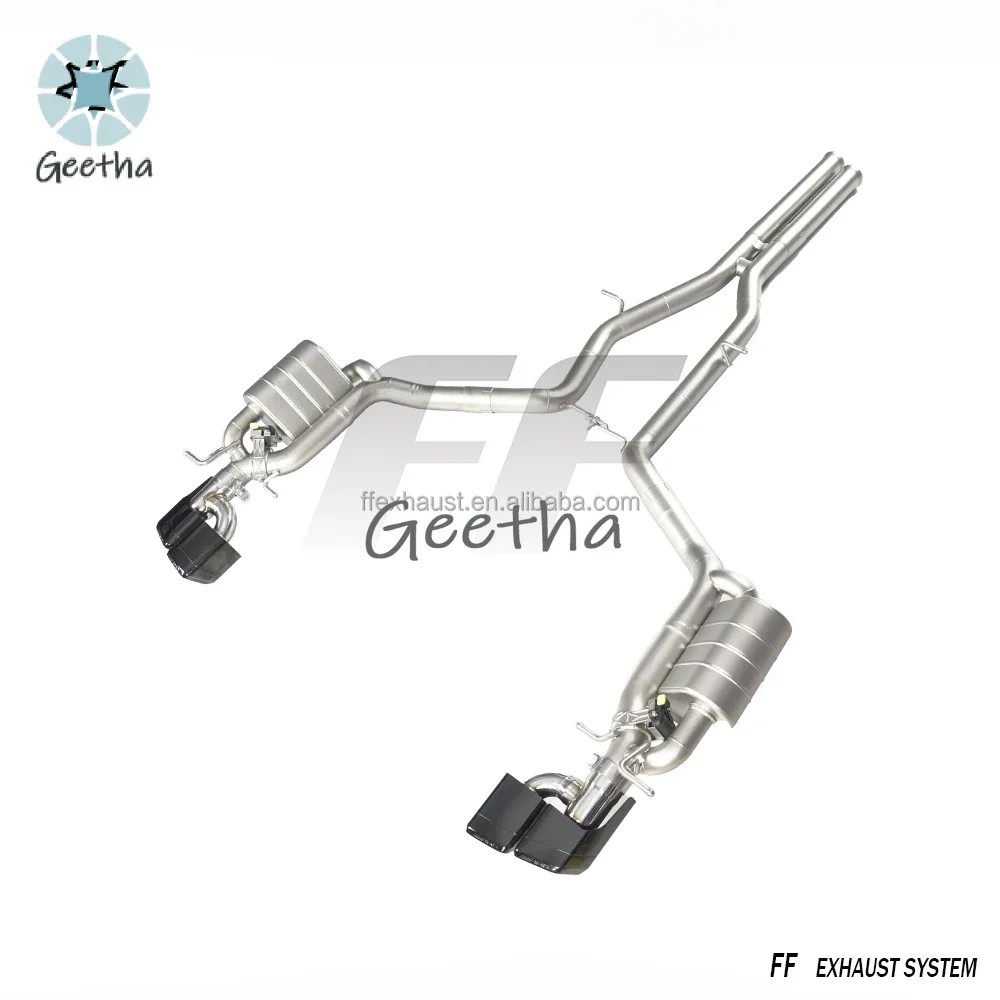 304 Stainless Steel Catback Exhaust for Mercedes-Benz CLS63 AMG 5.5T Escape Catback Exhaust Muffler Car Exhaust System