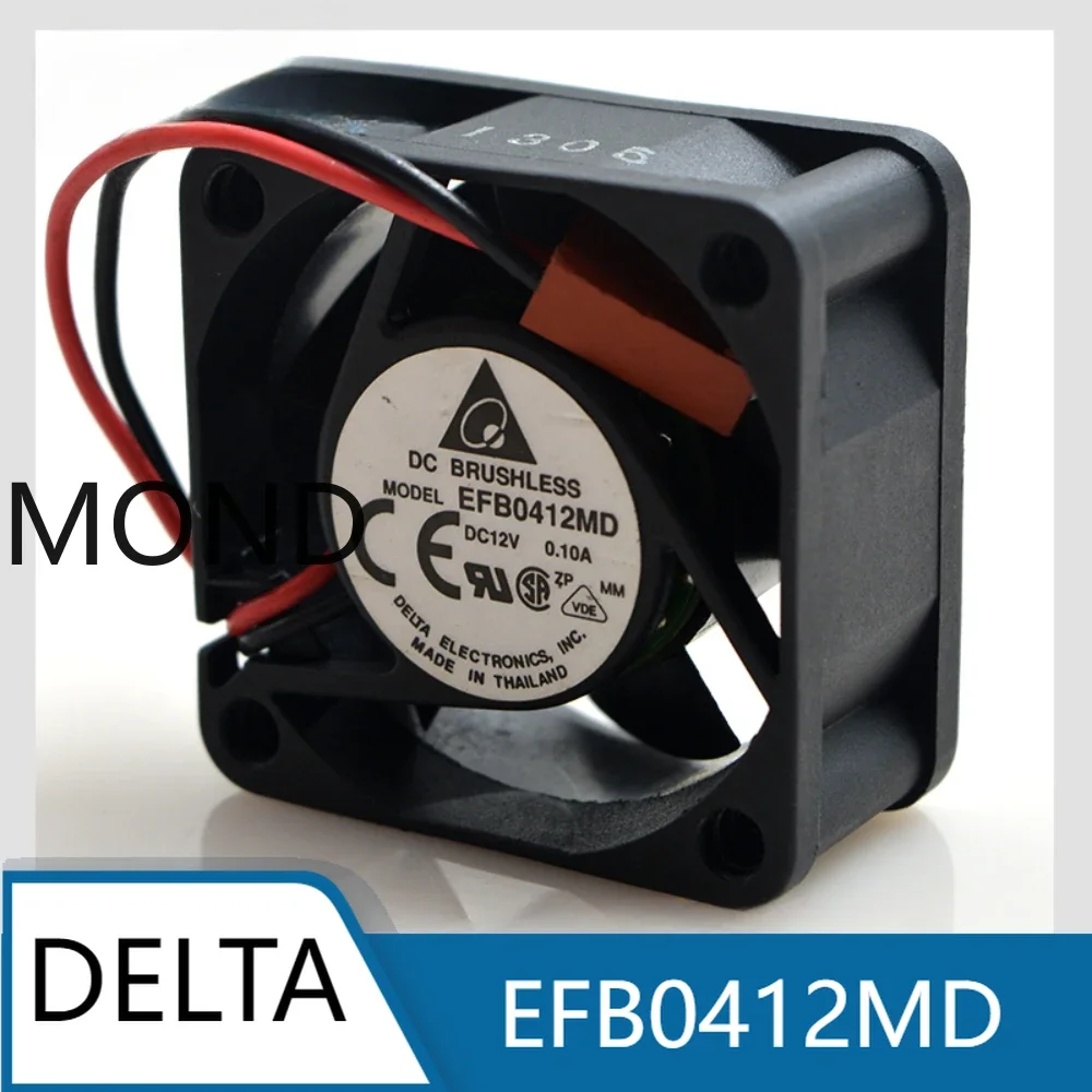 

EFB0412MD Delta 4020 12V 0.10A 4CM 2-wire 3-wire Dual Ball Switch Fan