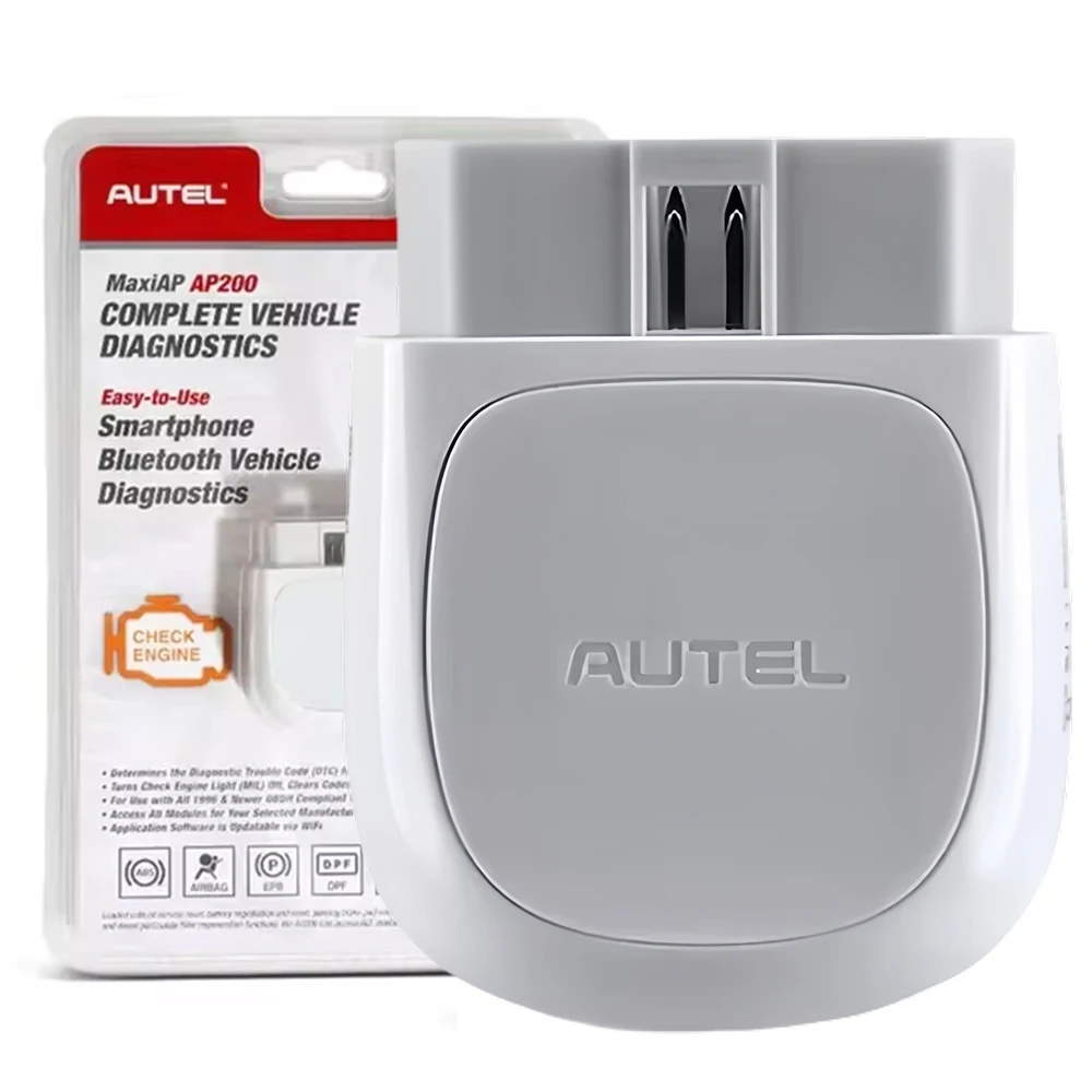 Autel AP200 OBD2 Scanner Professional Automotivo OBD 2 Code Reader Scanner Oil/EPB/BMS/SAS/TPMS/DPF Resets IMMO Scan Tool