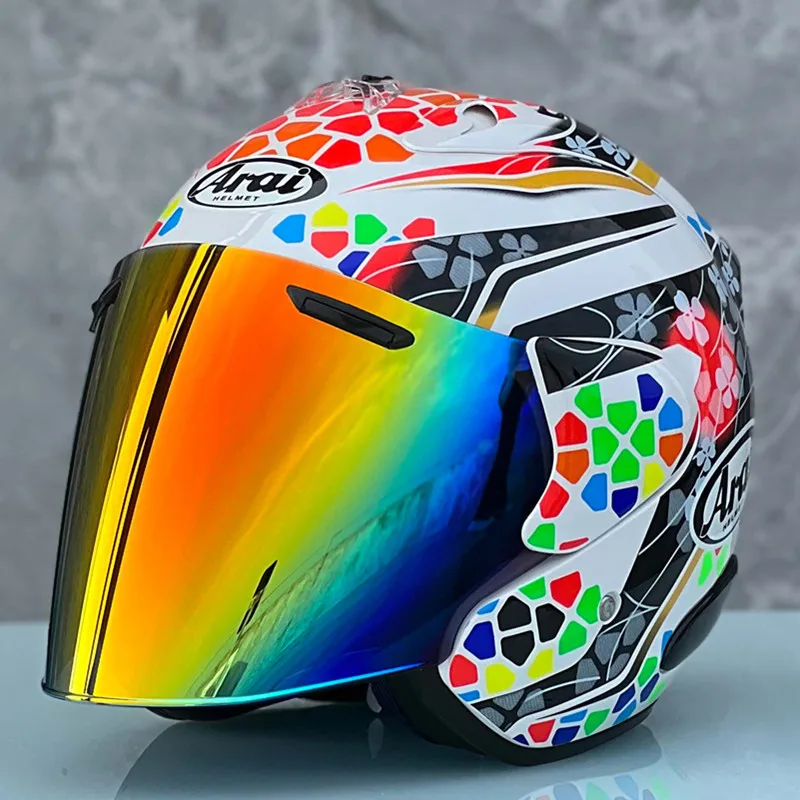 

Мотошлем открытый 3/4 SZ-Ram 3 Takaaki Nakagami GP2 для мотокросса, картинга и гонок, защитный шлем для мотоцикла