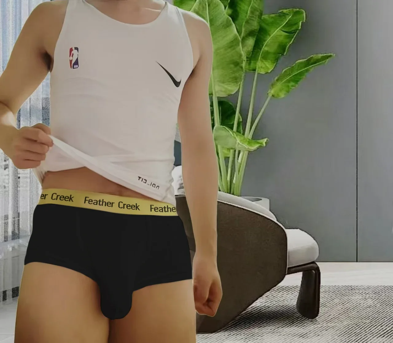 U-förmige Herren-Slips 2026, sexy Baumwoll-Stretch-Unterwäsche mit niedriger Taille, die den Po betont, atmungsaktiv und bequem – Detail 2