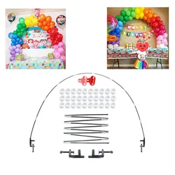 Rainbow Balloon Garland Arch Kit for Carnival Circus Fiesta Wedding Baby Shower Anniversary Birthday Party Decorations
